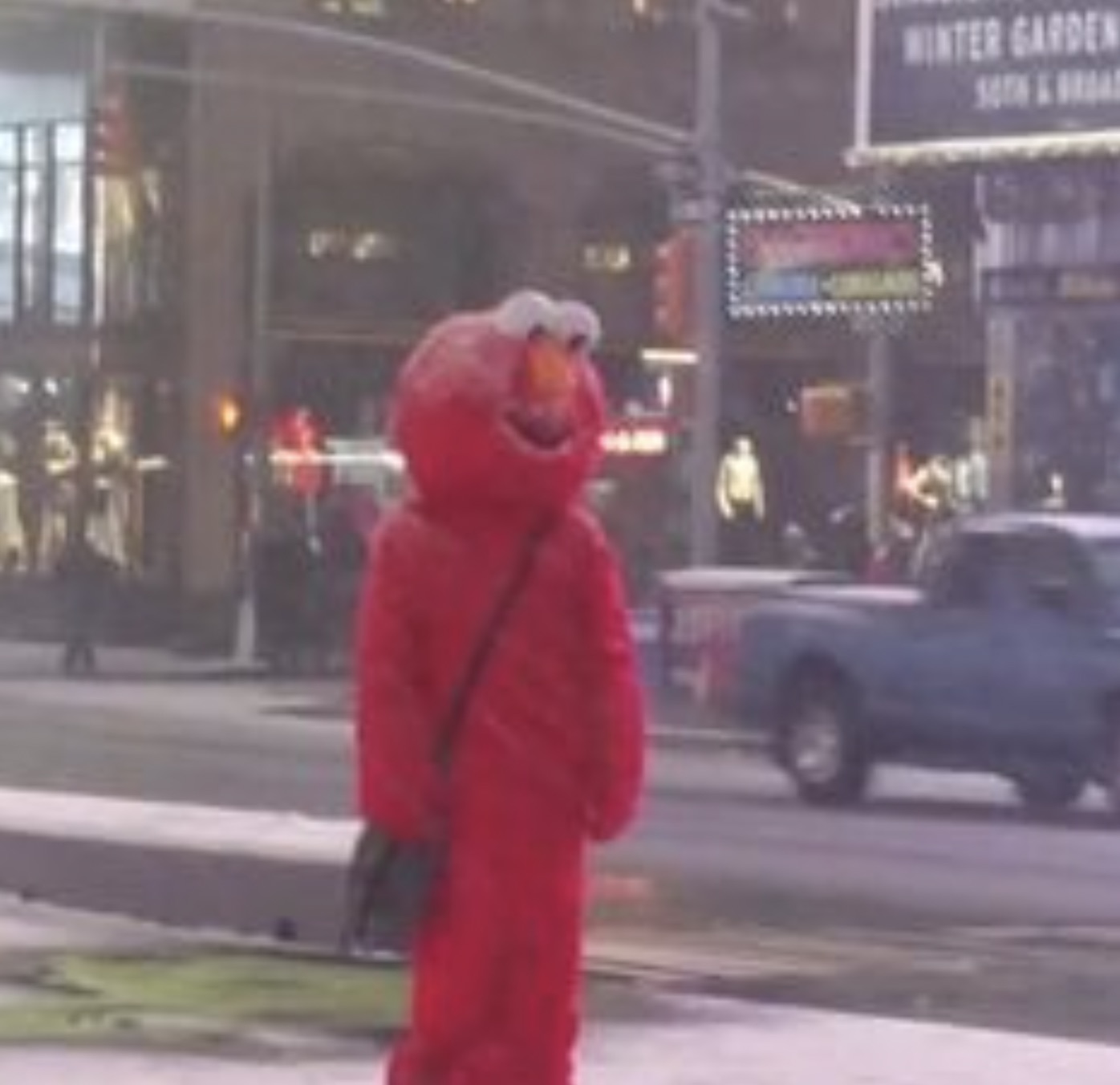 hello darkness my old friend elmo - Winter Garden